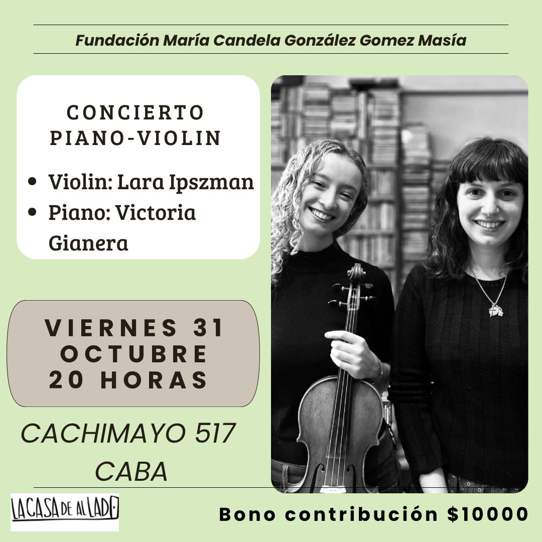 Concierto de Piano y Violín